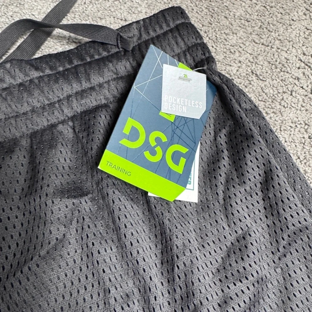 NEW DSG Men's Asphalt Pockless Mesh Gym Shorts 10